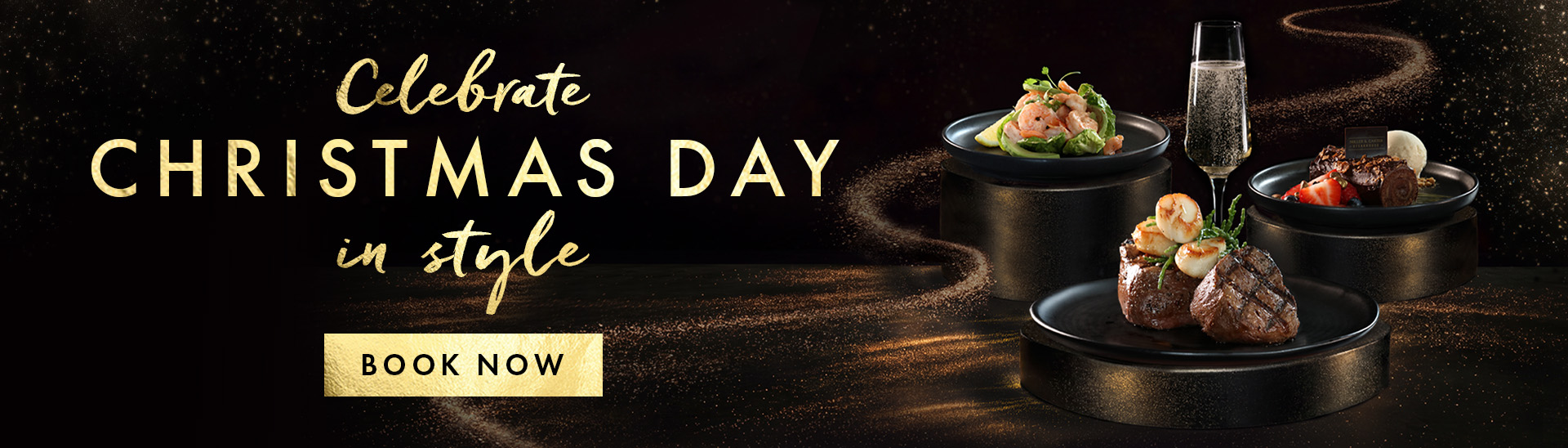 Christmas day menu 2025 at Miller & Carter