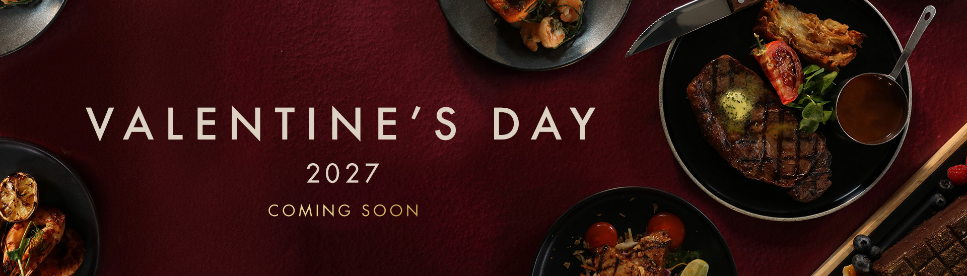 Miller & Carter Valentines Menu